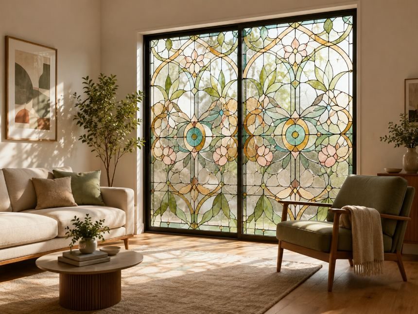 Adesivo Decorativo Vitral