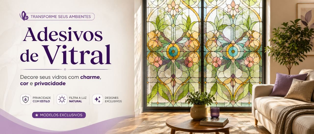 Adesivos Decorativos Vitrais