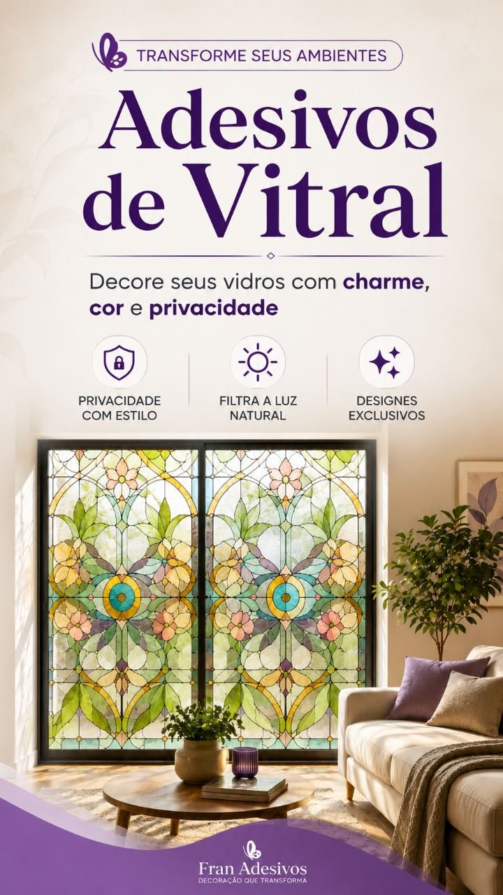 Adesivos Decorativos Vitrais